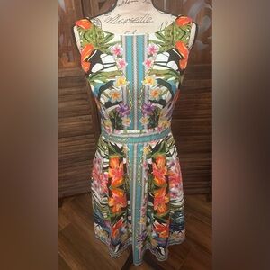 Floral Rainbow Maggy London Dress